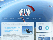 Tablet Screenshot of fly974tandem.com